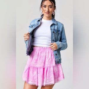 Tye dye mini skirt - never been worn!